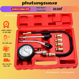 Đồng Hồ Đo Áp Suất Buồng Đốt Oto Xe Máy Phutungsuaxe Cao Cấp