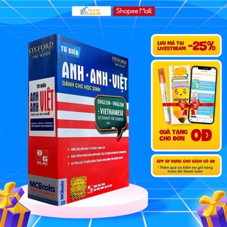 [LIFEMALL9915 - 12% đơn 99K] Sách - Từ điển Anh-Anh-Việt dành cho học sinh (Tái bản 2020) - MCBooks