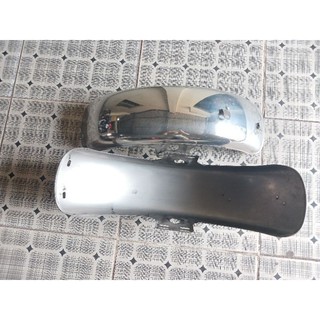 Dè trước inox phuộc đơn xe ba bánh