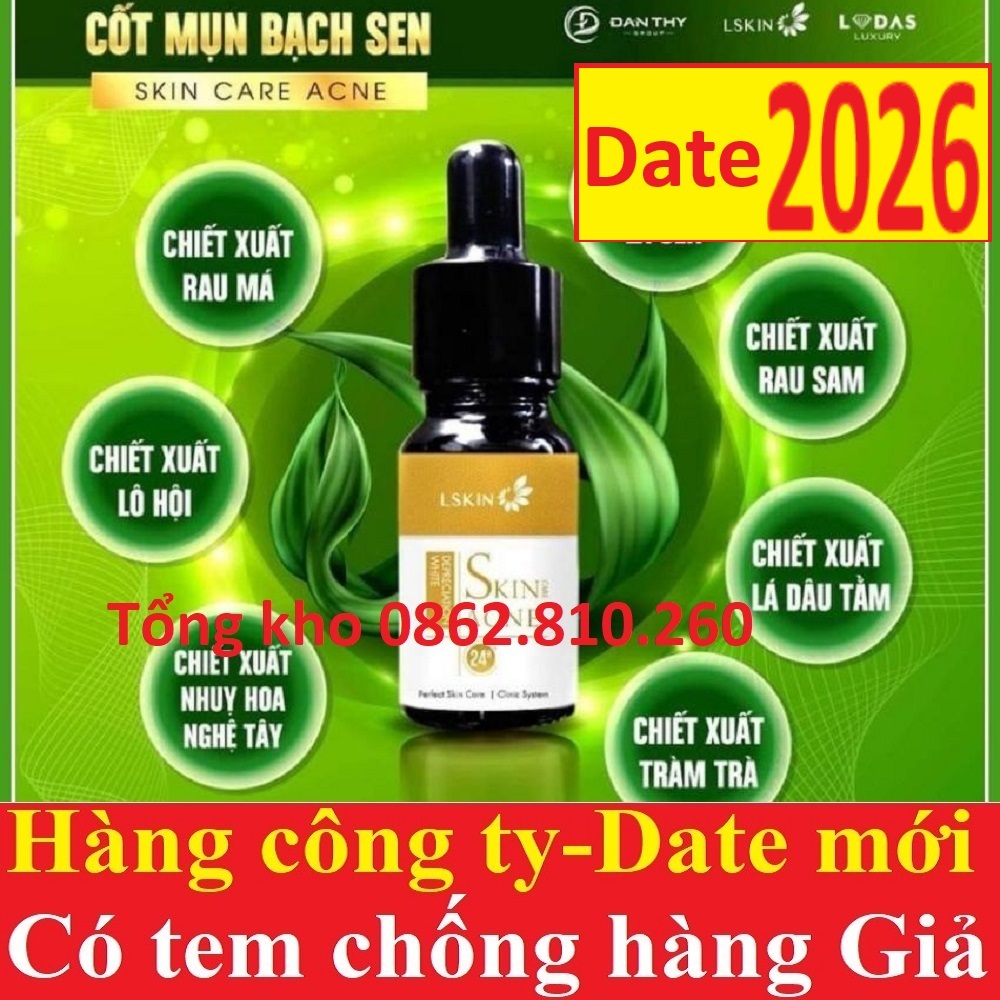 Cốt mụn bạch sen LSkin skin care acne đan thy thi Đánh bay mụn thâm hiệu quả
