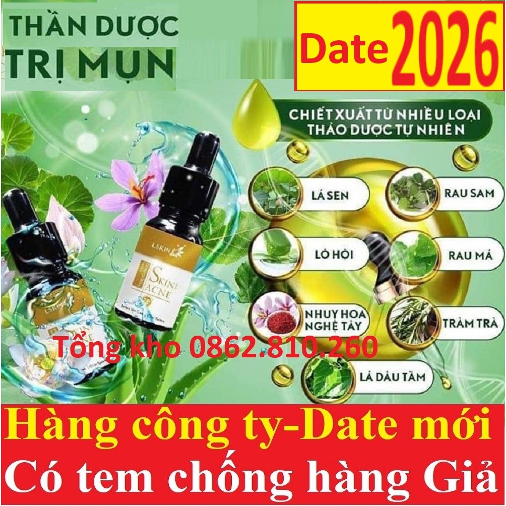 Cốt mụn bạch sen LSkin skin care acne đan thy thi Đánh bay mụn thâm hiệu quả