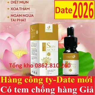 Cốt mụn Bạch Sen Lskin Đan Thy thi skin care acne - sản phẩm chính hãng