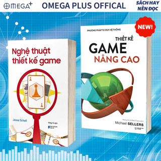 Lẻ/combo sách kinh điển về thiết kế game bạn nên đọc: nghệ thuật thiết kế game + thiết kế game nâng cao