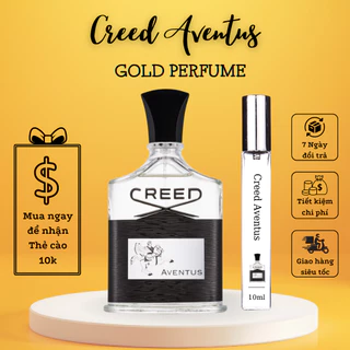 Nước hoa nam Creed Aventus mạnh mẽ, nam tính, quyến rũ chiết 10ml - Gold perfume store