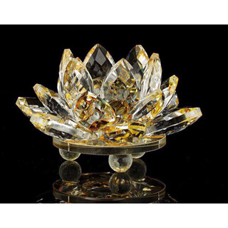 Đế Nến Pha Lê Hoa Sen - Chân Nến, Cốc Đựng Nến Thủy Tinh