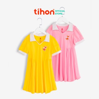 Váy bé gái TIHON chất liệu cotton siêu xinh VCT0760104