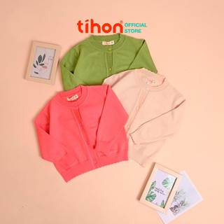 Áo len bé gái TIHON chất liệu ấm áp phối cổ áo thiết kế cách điệu phong cách Hàn Quốc AL0750883