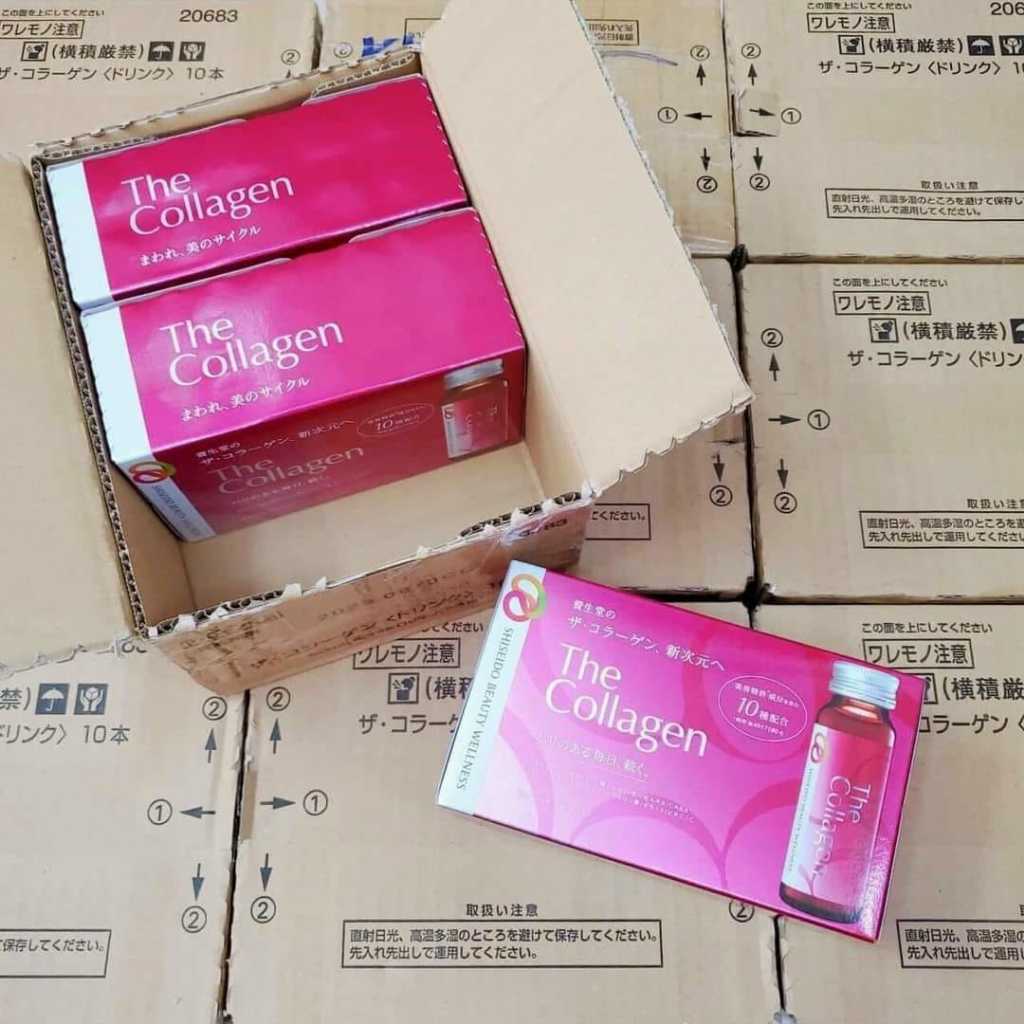 The Collagen Shiseido Ngừa Nám Nhật Bản - Hộp 10 chai x 50ml