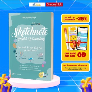 Sách - Sketchnote English Vocabulary - Học nhanh từ vựng tiếng anh qua Sketchnote