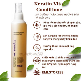 Xịt dưỡng tóc Sâm và mật ong Vita Keratin - Mugen Hàn Quốc