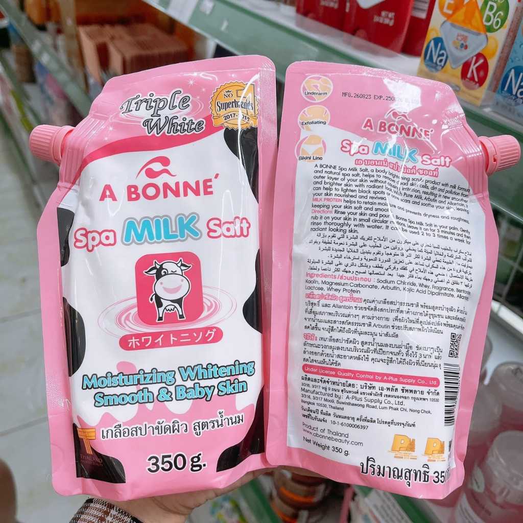 Muối tẩy da chết con bò Abone