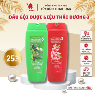 Dầu gội dược liệu Thái Dương 3 Hoa Đào, Hoa Lá 200ml-Sao Thái Dương - CHÍNH HÃNG