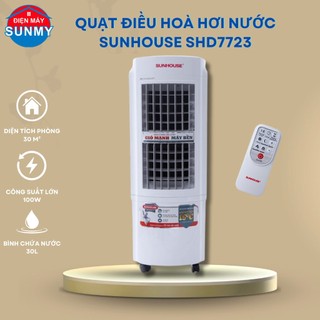 Quạt hơi nước Sunhouse SHD7723, quạt điều hoà, máy làm mát không khí SHD7723 - Hàng trưng bày BH chính hãng