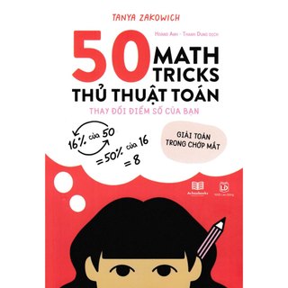 Sách - 50 math tricks - thủ thuật toán thay đổi điểm số của bạn