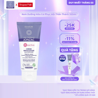 Kem Dưỡng Hữu Cơ Phục Hồi Thần Thánh Eau Thermale Jonzac Reactive Miraculous Cream 100ml