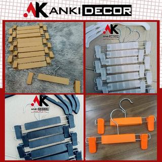Móc treo quần áo trẻ em bằng nhựa, kẹp quần trẻ em nhựa vàng, Móc kẹp nhựa trẻ em