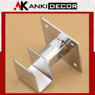 COMBO 10 Cốc đỡ thanh inox treo quần áo hộp 15x30, cốc đỡ tay bi cài treo quần áo,  cốc đỡ thanh inox Anki Decor