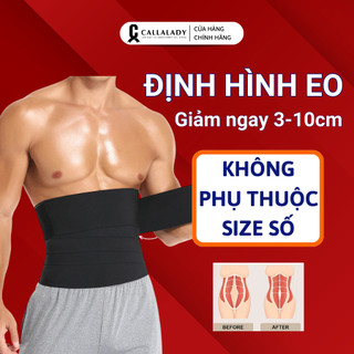 Đai nịt bụng Callalady tập gym chống cuộn dễ dàng sử dụng thông thoáng có giãn cho nam nữ