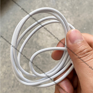 Cáp Sạc Dây Dù 2 Cổng C Zin Bóc Máy Táo Đời 15 Trở Lên