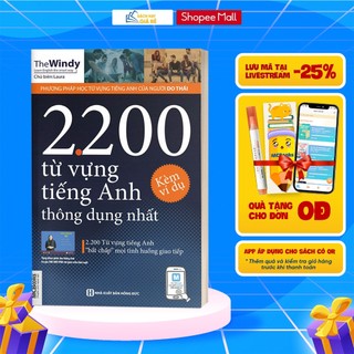 Sách - 2200 từ vựng tiếng anh thông dụng nhất - dành cho người học cơ bản