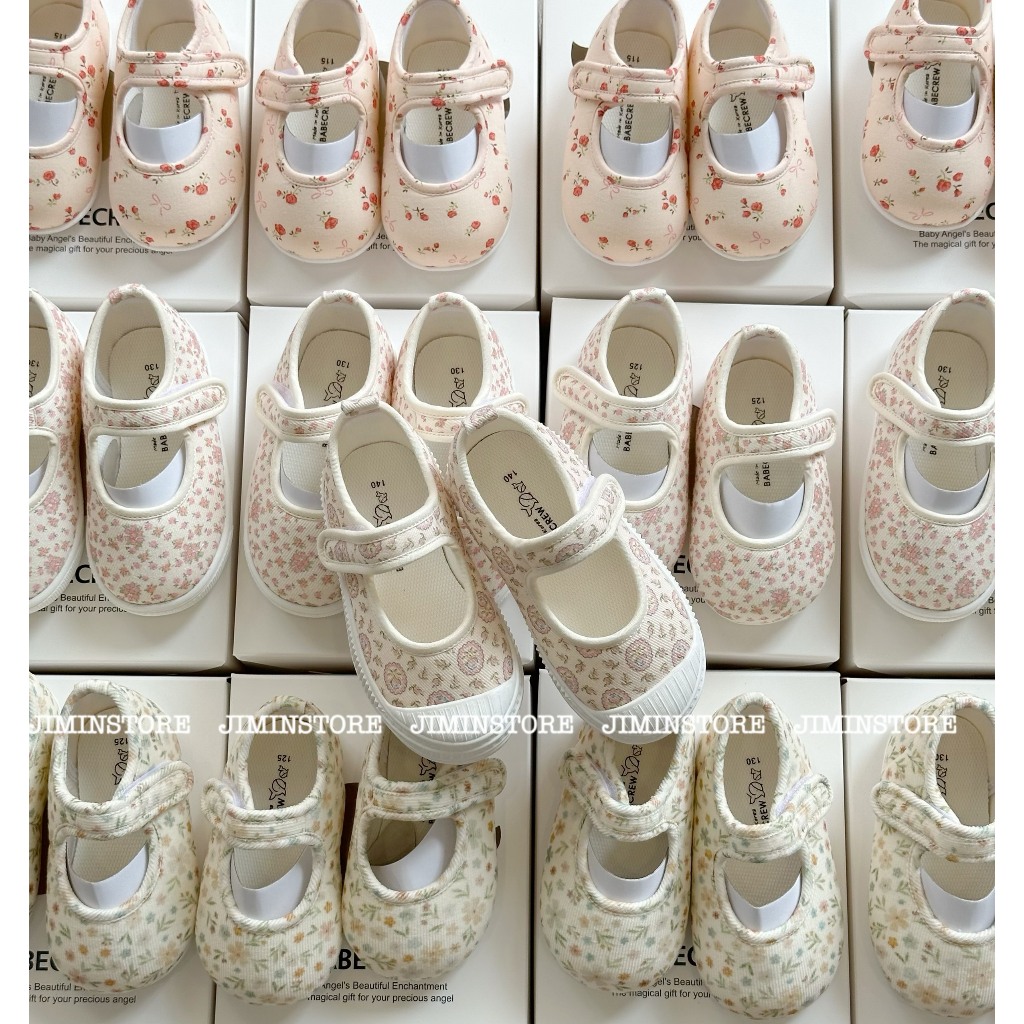 Bebe Giày hoa cho bé Hàn Quốc