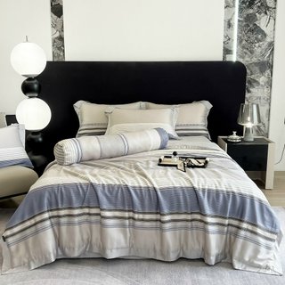 Bộ chăn ga gối lụa Tencel chăn hè 5 món
