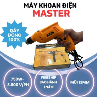 Máy khoan điện master 13ly 750w 3600v/ph