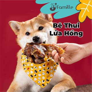 [MÊ LYYY] 80-100Gr Xương Gặm Sạch Răng JFamille, Bê Thui Lửa Hồng, Bổ Sung Collagen, Protein, Chống Cắn Phá. JF142