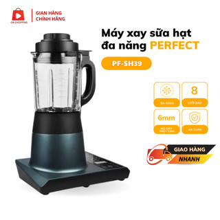Máy xay sữa hạt đa năng perfect pf-sh39 on shopping chất liệu nhựa cao cấp chịu được nhiệt độ cao màu xanh