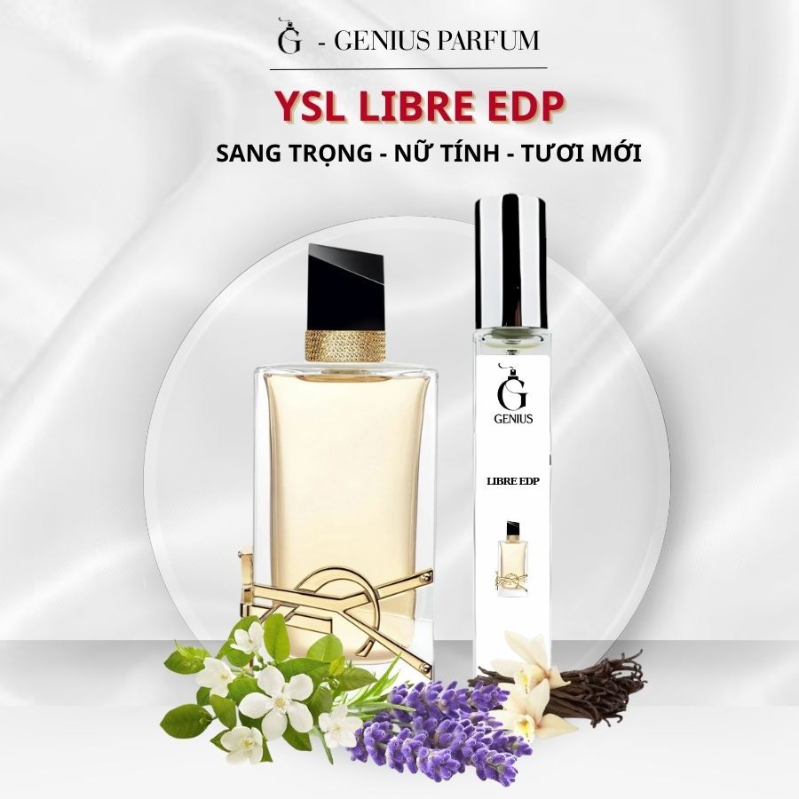  Nước Hoa Nữ Libre EDP chai chiết 10ml 20ml Hương Thơm Tươi Mát Sang Trọng Sành Điệu 