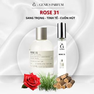 Nước Hoa Nữ Another 13 |Santal 33 | Rose 31 chai chiết 10ml 20ml Hương Thơm Hoa Hồng Gỗ Cuốn Hút, Sang Trọng