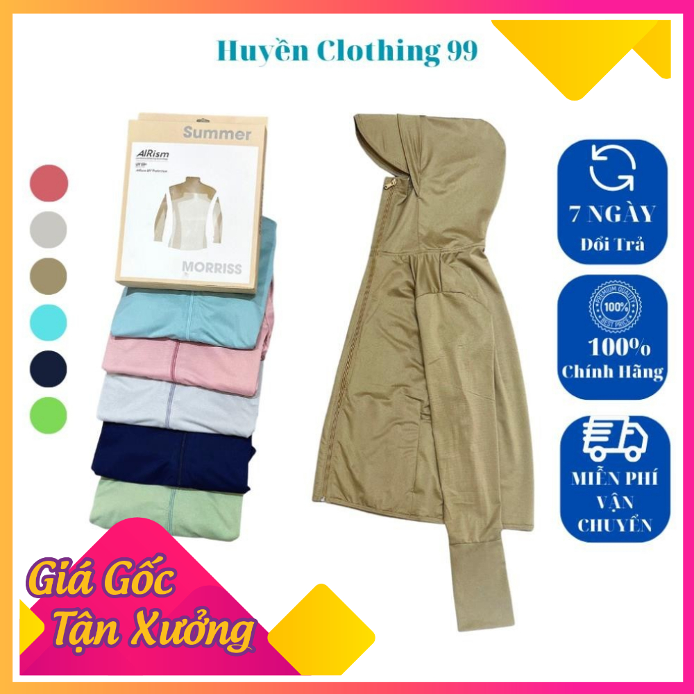 ÁO CHỐNG NẮNG NỮ MORRISS 1 LỚP,CHẤT THUN LẠNH CHỐNG TIA UV