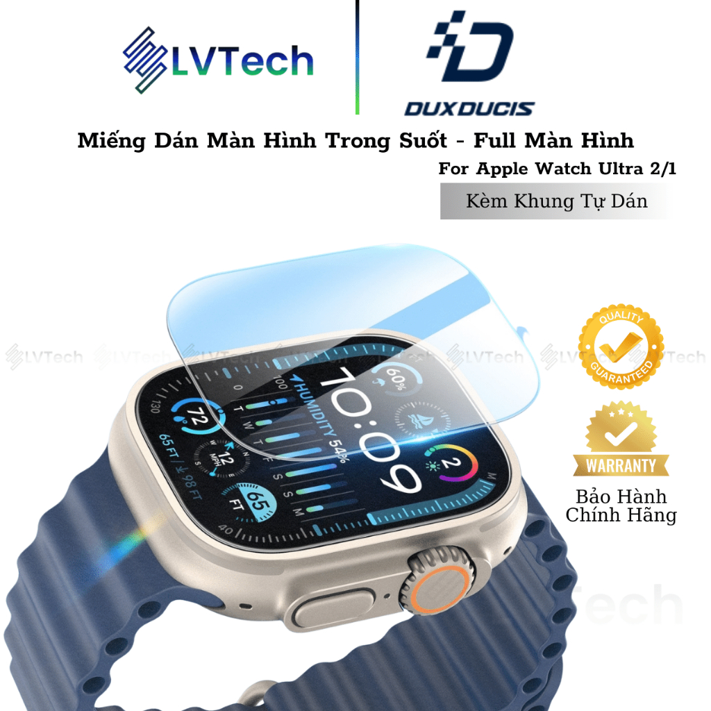 Miếng Dán Màn Hình Cường Lực Dux Ducis cho Apple Watch Ultra 2 / 1,Eapa Series Tempered Glass Screen