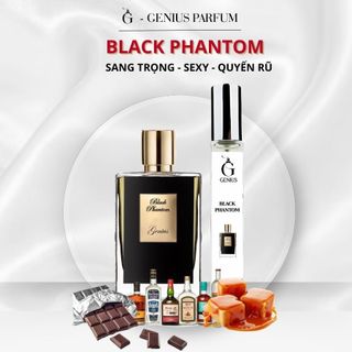  Nước Hoa Unisex Black Phantom chai chiết 10ml 20ml Lưu hương lâu - Sang Trọng Cuốn Hút Bí Ẩn Cá Tính 
