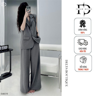 Set vest sát nách suông delys dlbo15