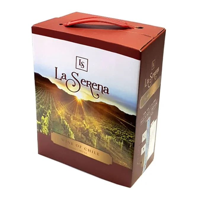 Rượu vang bịch Chile La Serena 14% bịch 3L nhập khẩu chính hãng