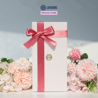 Hộp Quà Tặng Liugems's Giftbox Cho Trang Sức Dây Chuyền Lắc Tay Đính Nơ Hồng Xinh Xắn PK15