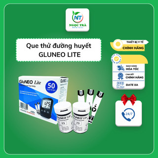 Que thử đường huyết GluNeo lite hộp 50 Test