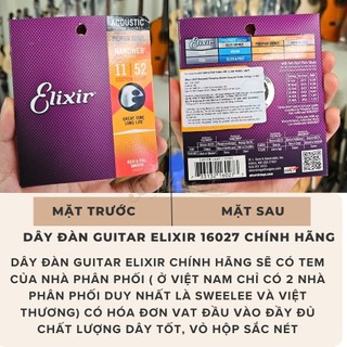 Dây đàn Elixir Photpho Broze/ Nanoweb chính hãng cỡ 11