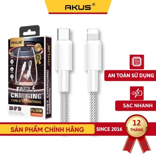 Dây cáp sạc nhanh type-C 30W 60W AKUS D79