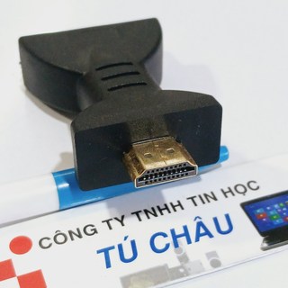 Cáp HDMI ra 3 AV (3RCA): Đầu chuyển ngắn 3 AV Cái /  Cáp dài 1.5m 3 AV Đực