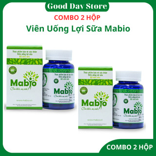 COMBO 2 Hộp viên uống lợi sữa Mabio,Mabio hỗ trợ giúp lợi sữa,tăng lượng sữa,chất lượng sữa,giảm nguy cơ tắc sữa