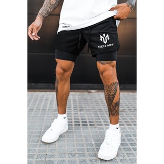 Quần Mặc Nhà, Quần Short Nam, Quần Lót,Quần Chạy Bộ 2 Lớp Phù Hợp Chạy Bộ, Bơi, Tập Gym Đạp Xe QN237