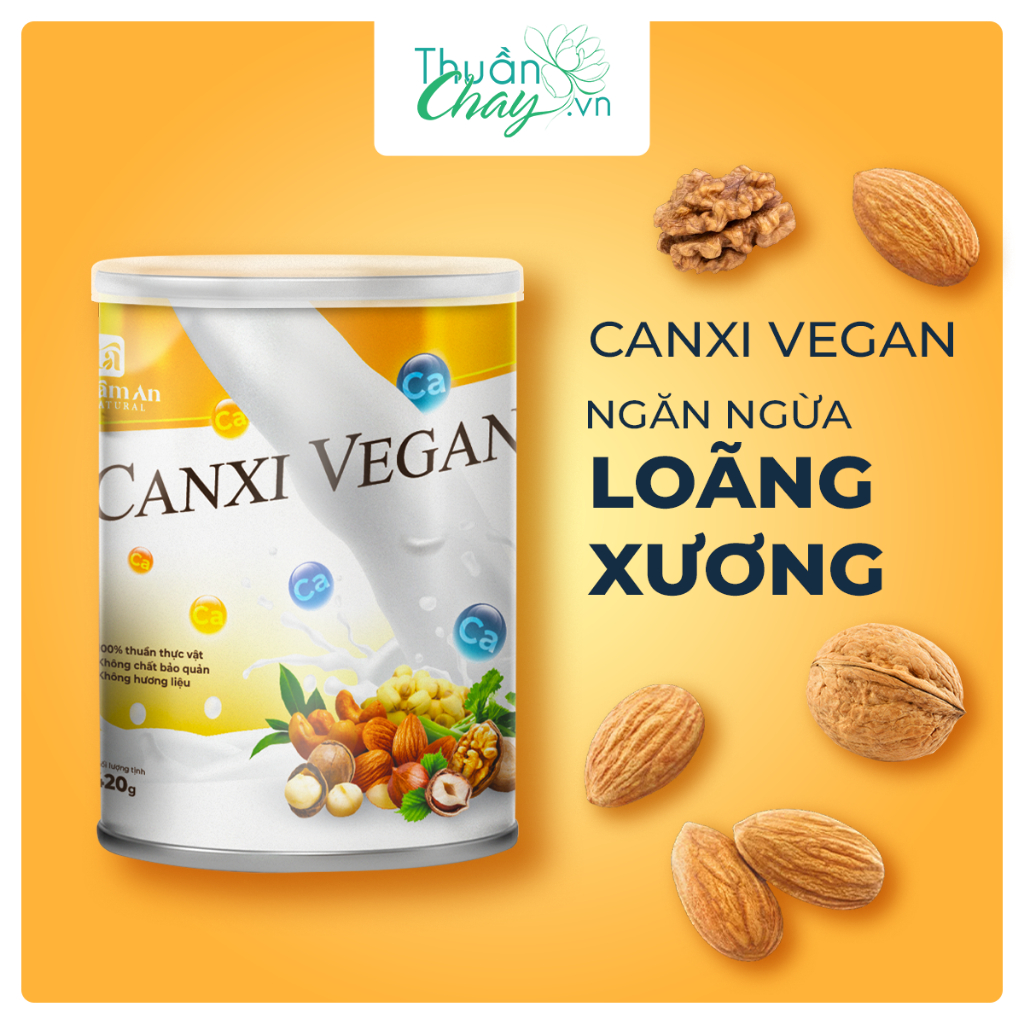 CANXI VEGAN 420g - Bột ngũ cốc đậu hạt rau củ