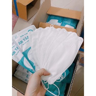 [Tặng kem 10 cái 5D] Thùng 150 cái và 300 cái (1 thùng) khẩu trang 4D An Tâm Mask KF 94