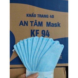 [Tặng kem 10 cái 5D] Thùng 150 cái và 300 cái (1 thùng) khẩu trang 4D An Tâm Mask KF 94