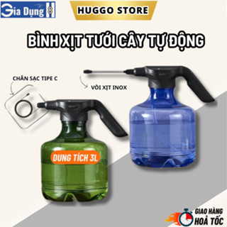 Bình Xịt Nước Cầm Tay Tưới Cây Tự Động, Sạc Qua Cổng USB Tưới Cây Bằng Điện, Dung Tích 3 Lít Tiện Dụng [ ĐỔI TRẢ 1-1 ]