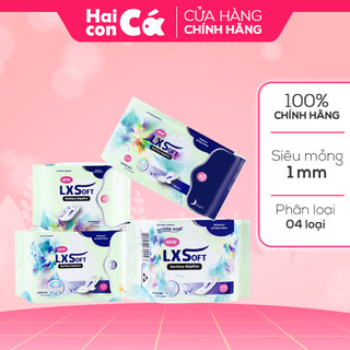 Băng vệ sinh LXSoft - Ban ngày/ Ban đêm/ Hàng ngày - Siêu thấm hút - Tinh chất bạc hà