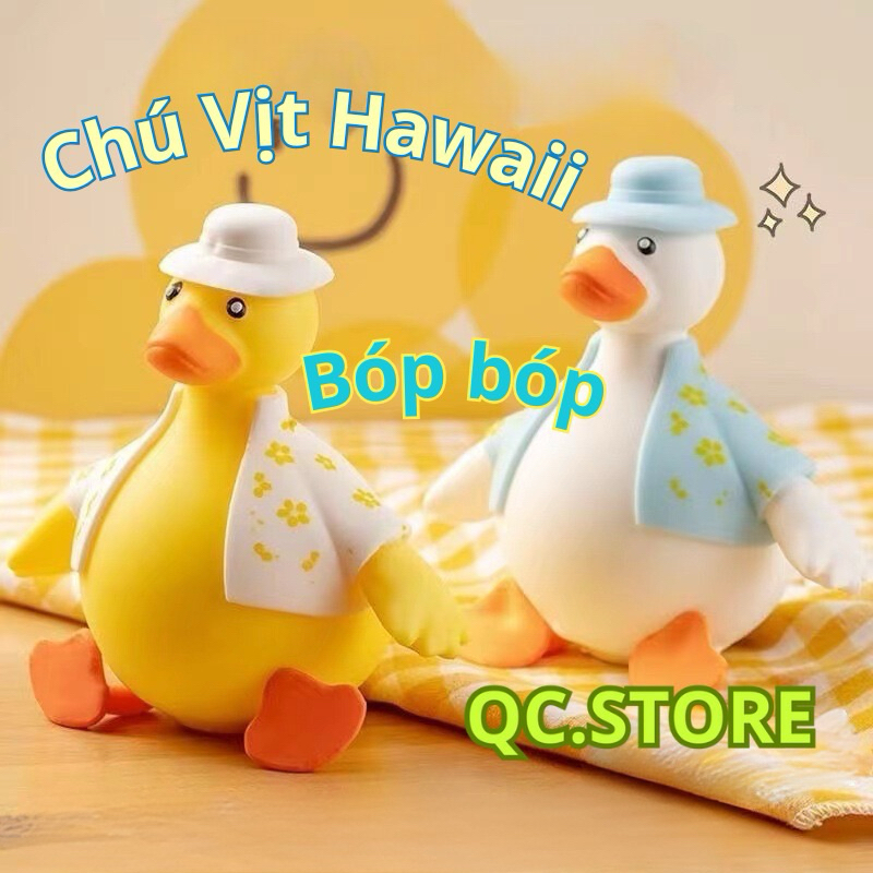 Con Vịt Nắn Bóp Đàn Hồi Squishy Mochi Hot, Đồ Chơi Nắn Bóp Đàn Hồi Xả Stress Hình Chú Vịt Hoạt Hình Cute