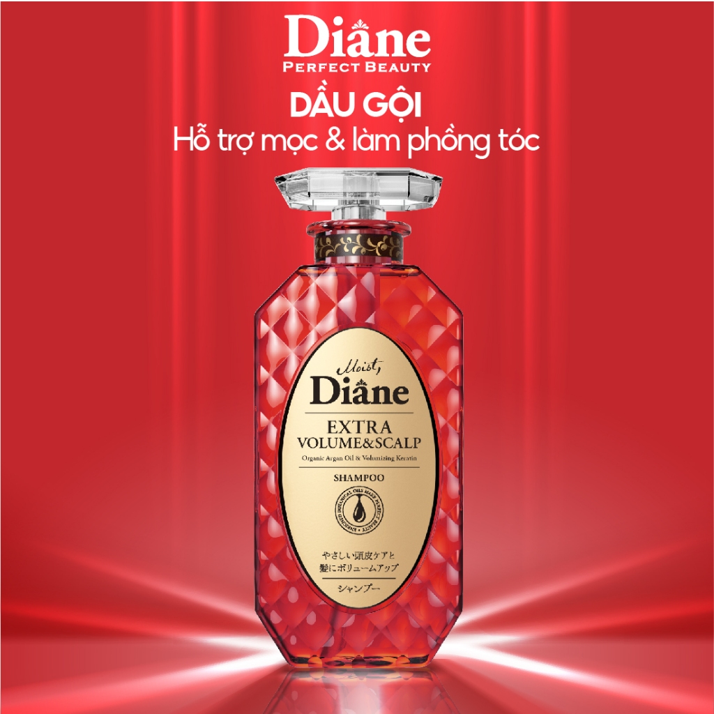 Dầu gội chống rụng & làm phồng tóc Moist Diane Extra Volume & Scalp - 450ml